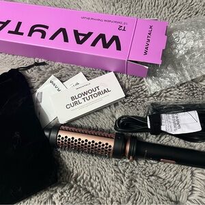 Wavytalk Thermal Brush, 1.5" Heated Round Brush with Detachable Head for Travel